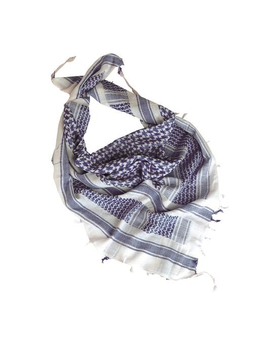 Шал Shemagh White/Blue 