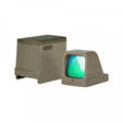 Бързомерец Osight - 3MOA Green Dot Dark Earth