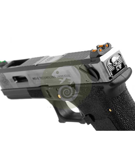 G-Force 18C SV Silver Barrel Metal Version GBB Black