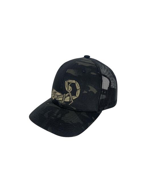 Шапка Trucker Hat Black Multicam