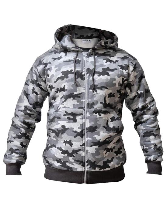 Camouflage Суитшърт с цип Urban