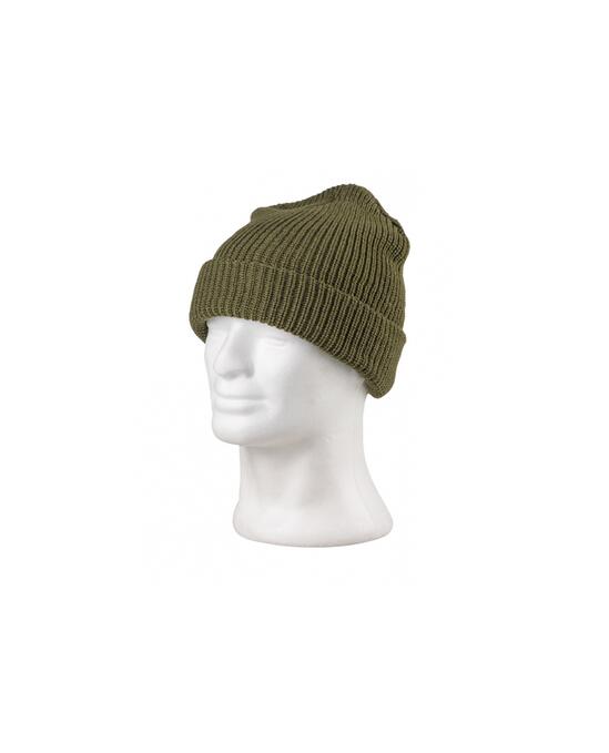 Acrylic Watch Cap Olive