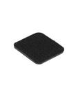 Bloodtype Square Rubber Patch 0 Pos Black
