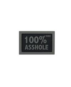 100% Asshole Patch Black/Grey