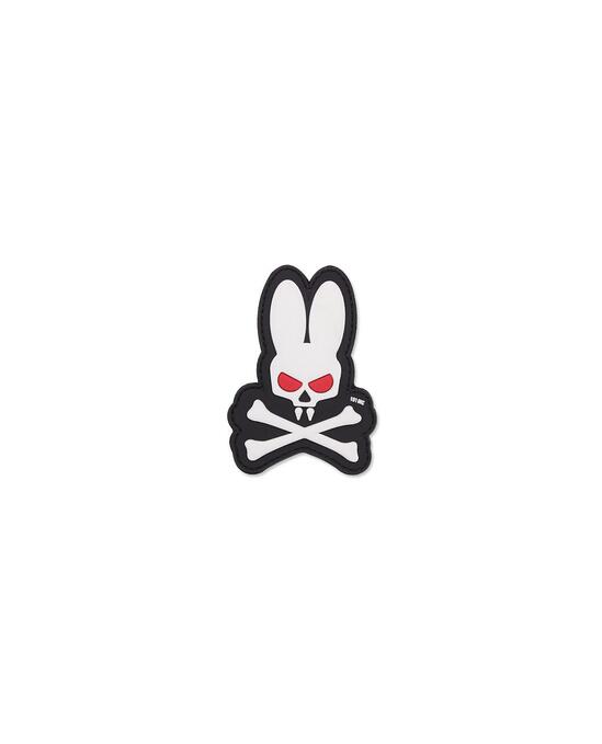 Skull Bunny Patch White